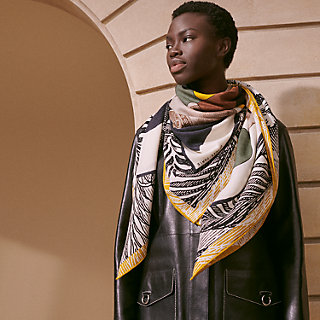 入手困難★送料込♪【HERMES】ショール 140 Cavalier en Formes Cavalier en Formes shawl 140 | Hermès Mainland China